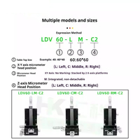 Plataforma de Ajuste Fino de Elevación Vertical con Motor para Experimentos Ópticos LDV40/50/60/80/90, Plataforma de Desplazamiento de Precisión 3D en Ejes XYZ