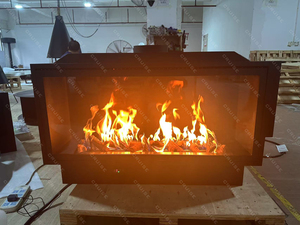 CRUISE Custom domestico In-Wall moderno lineare <span class=keywords><strong>a</strong></span> Gas naturale/propano <span class=keywords><strong>gpl</strong></span> riscaldamento intelligente senza cornice camino <span class=keywords><strong>a</strong></span> Gas ecologico invernale - Product Image 5