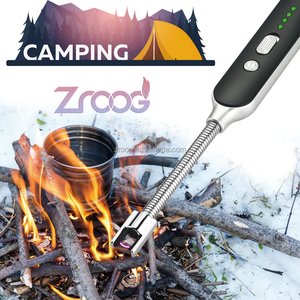Viellovisle Tech — briquet avec éclairage LED Arc en métal, bougies coupe-vent, avec port USB, allume-cigare à 360 degrés, pour la cuisine, famille - Product Image 6