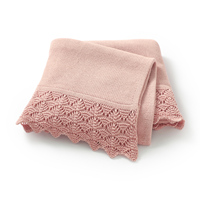 Personnalisable 100% coton tricot bébé couverture respirant Swaddle Wrap été personnalisé literie pour les nouveau-nés