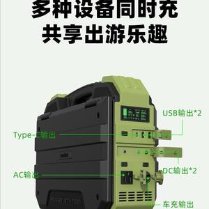 Estación de Energía Portátil de 614.4Wh y 1000W de Salida, con Panel Solar Integrado de 40W y Controlador MPPT, para Uso en Exteriores, Camping y Emergencias - Product Image 2