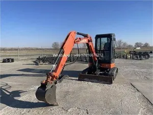 Mini-excavatrice d'occasion de 3,5 tonnes, petite excavatrice sur chenilles Hitachi Zx35, bon état - Product Image 5