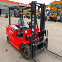 Chariot élévateur électrique fiable de 2,5 tonnes, chariot élévateur à batterie pour la manutention de marchandises en intérieur, le transport de palettes et la logistique
