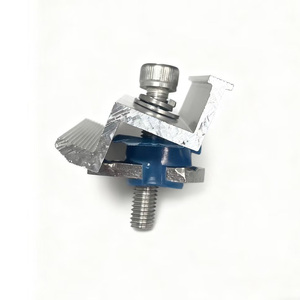 Alta Qualidade Vários Tamanhos De Alumínio Solar Rail Mid End Braçadeiras Fotovoltaica Painel Fixação Braçadeira - Product Image 4