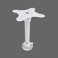 Support de tablette flexible et réglable à 360 degrés, en métal, avec col de cygne, support de bureau, capacité de 20 lb, inclinaison à 180 degrés, VESA 75/100 mm