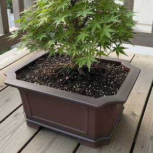 Pot de fleurs décoratif en argile violette Yixing de style nordique, écologique, capacité 2L, non émaillé, pour bonsaï et orchidées, pots de jardin irréguliers pour usage domestique - Product Image 4