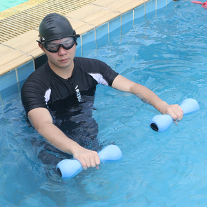 JW-013.2 Juego de Mancuernas para Ejercicio en Piscina, Mancuernas de Natación, Pesas de Agua de Espuma EVA de Alta Densidad, Equipo de Ejercicio Acuático - Product Image 3