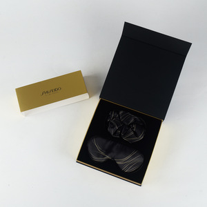 Custom Gift Boxes High End Cosmetic Gold <b>Foil</b> Stamping Book Type Packaging For Brand OEM - Product Image 4