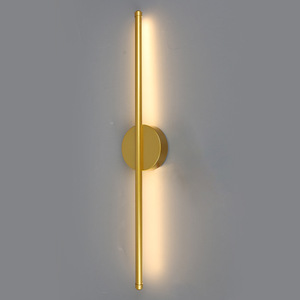 Applique murale linéaire moderne AB pour salon, chambre à coucher, <span class=keywords><strong>chevet</strong></span>, éclairage vers le haut et vers le bas, lumière noire LED lumineuse opposée - Product Image 6