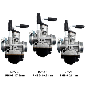 Carburateur Dellorto PHBG 17 19 21 17.5mm 19mm 21mm AD MBK51 <span class=keywords><strong>Peugeot</strong></span> <span class=keywords><strong>103</strong></span> Aprilia 50 50cc 100cc 2 temps pour cyclomoteur et moto - Product Image 2
