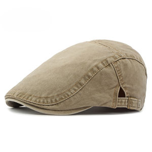 <span class=keywords><strong>Gorra</strong></span> de hiedra de algodón lavable para hombre y <span class=keywords><strong>mujer</strong></span>, <span class=keywords><strong>gorra</strong></span> de camionero sencilla para Primavera/Verano, Gorras con estilo Vintage, <span class=keywords><strong>gorra</strong></span> sahariana - Product Image 4