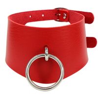 Collier ras du cou unisexe en alliage d'aluminium, style Harajuku Punk Rock Neo-Gothique, avec anneau en O, fait main, réglable, pour anniversaire