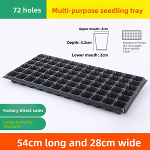 Vassoio Rettangolare DaringFish per Semina e Coltivazione di <span class=keywords><strong>Piante</strong></span>, Vaso per Semi di Verdure e Fiori, Scatola per Piantine - Product Image 3
