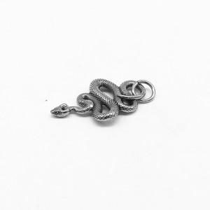 yunnique <b>Snake</b> Pendant Necklace 316 Stainless Steel Unisex Animal Zodiac Jewelry Gift - Product Image 2