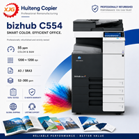 Photocopieur de bureau A3 remis à neuf pour imprimantes et copieurs Konica Minolta Bizhub C554 C554e 554, photocopieur couleur