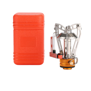 Réchaud à gaz portable pliable 115g ultra-léger 3000W avec allumeur intégré OEM ODM pour randonnée, camping et voyage - Product Image 2