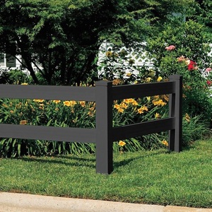 <span class=keywords><strong>3</strong></span> قضبان سوداء اللون سهلة التجميع محمية بالآشعة البنفسجية لحلبة الخيل مزرعة رانش الأكثر مبيعًا من كلوريد البولي فينيل قابل للتخصيص - Product Image 2