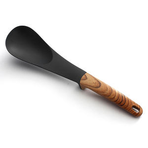 Juego de 7 utensilios de cocina: cuchara para sopa, cuchara para espaguetis, espátula, espátula ranurada, cucharón con soporte de almacenamiento - Product Image 2