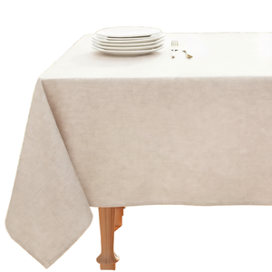 Pure Color Modern Woven Linen Waterproof Dustproof Customizable <b>Square</b> <b>Tablecloth</b> 90*90cm Home Party Buffet Wedding Table Cover - Product Image 1
