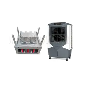 Custom injection plastic industrial evaporative air cooler body mould