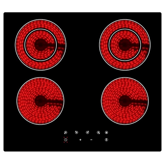 Built-In Smart Household Kitchen Hob Four Burner Ceramic Cooktop Electric Hotplate Cooker