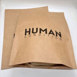 Eco-Friendly Poly Mailing Bag Brown Postage Polymailer for Clothing and <b>Socks</b> Shipping with Custom Logo - Product Image 2