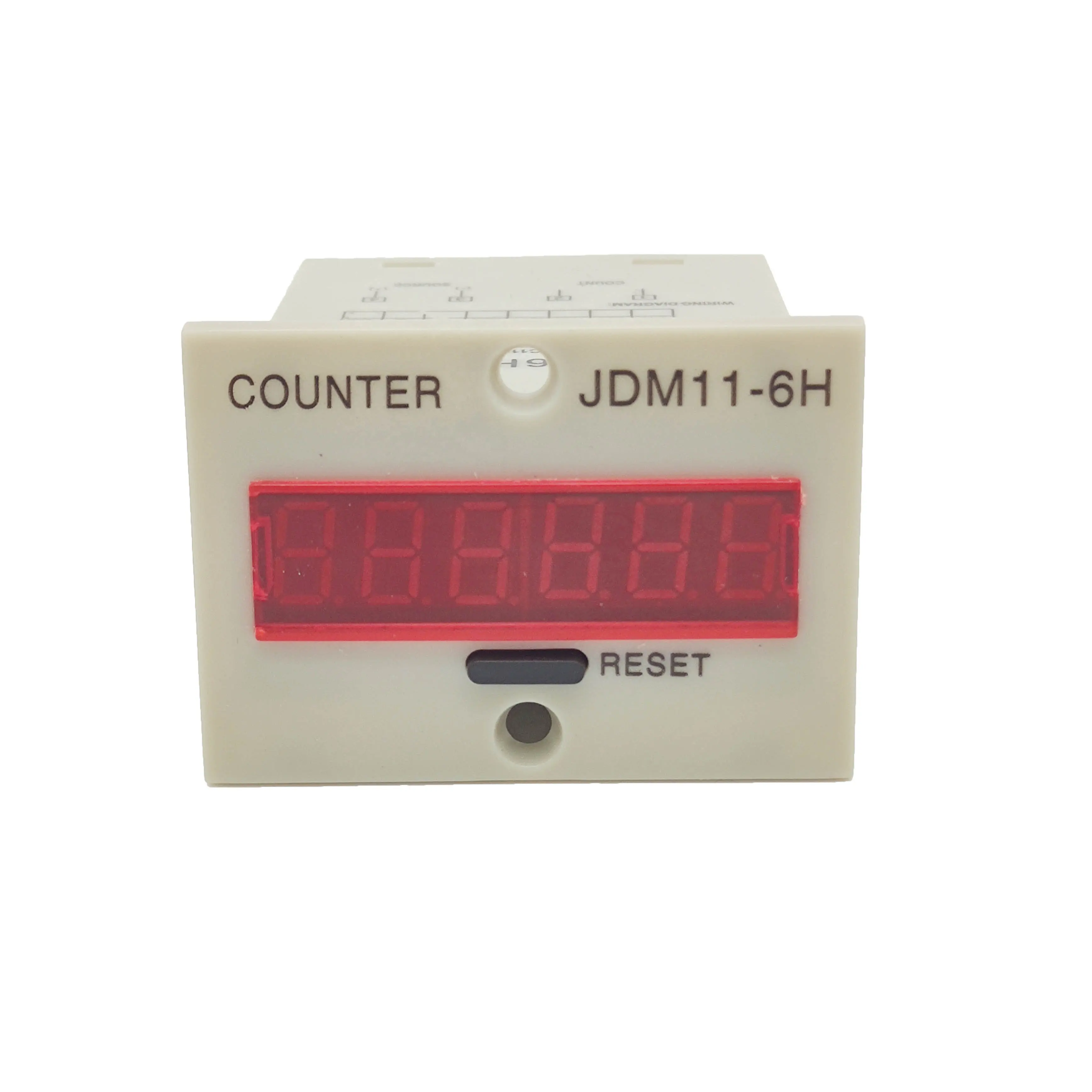Jdm11-6hデジタルディスプレイ電子カウンター産業用パンチ組立ラインカウントピース停電メモリ220vセンサー