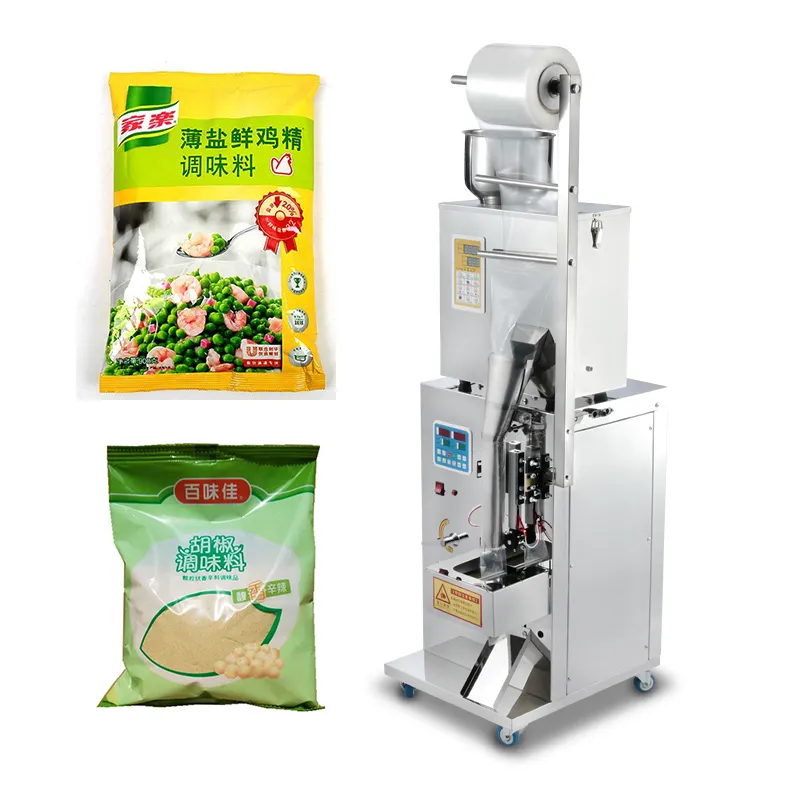 Otomatik dikey toz dolum paketleme makinesi gıda Tablet granül kılıfı tartı paketleme makinesi