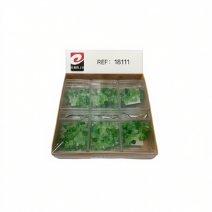 Abalorio Beaded Jewelry 12Pcs Green Glass Beads For Crafting And Jewelry Making - Product Image 2