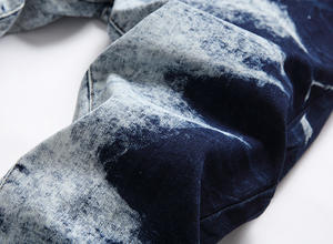 Pantalones para caballeros, venta al por mayor, pantalones vaqueros lavados para hombres, pantalones ajustados de pierna recta - Product Image 4