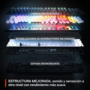 Clavier de jeu filaire magnétique SteelSeries <span class=keywords><strong>Apex</strong></span> Pro Gen <span class=keywords><strong>3</strong></span> pleine taille 104 touches avec interrupteurs à effet Hall <span class=keywords><strong>3</strong></span>.0 – Clavier mécanique - Product Image 6