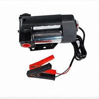 Pompe de transfert de carburant diesel 300W 50L/min 12V 24V Moteur CC Basse Pression Garantie 1 An pour Engins de Construction Raccord Rapide