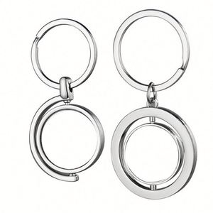 Free Design Custom Key Chain Promotional 360 Degree Rotate Souvenir Keychain Bag Car Keychain Metal Spinning Keychain - Product Image 4