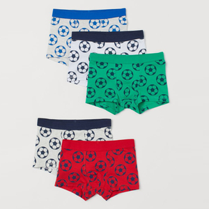 Vente en gros Sous-vêtements mode imprimés taille moyenne pour enfants garçons Slip en jersey de coton à motif personnalisé 100% coton - Product Image 1