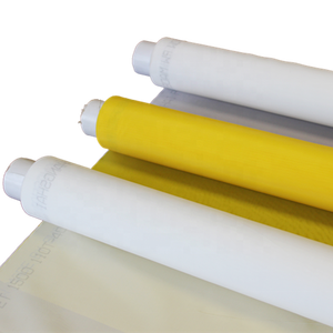 Malla de serigrafía de poliéster blanco amarillo 80 90 100 110 120 150 200 250 300 tela de malla tejido liso/Tela de pernos - Product Image 4