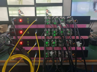Transmetteur et récepteur optique à fibre 3G SDI avec Ethernet, convertisseur jusqu'à 20 km
