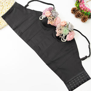 Ropa de abrigo de flores románticas, ropa para novias, lindo estilo étnico festivo, espina de pescado, cintura superior, Chaleco Ajustado para contracción del vientre - Product Image 4