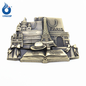 Monuments <span class=keywords><strong>de</strong></span> Paris Souvenir 3D En Métal Aimant <span class=keywords><strong>de</strong></span> Réfrigérateur Cadeau Décor À La Maison En Métal Artisanat Figurines Miniatures - Product Image 4