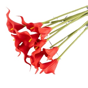 Flor de Lirio Artificial de PU de Alta Calidad con Forma de Herradura de Loto para Decoración de Bodas, Nueva Moda, Venta al por Mayor - Product Image 6