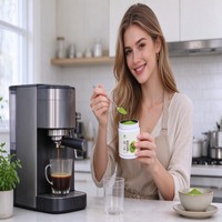 Poudre de Matcha de Qualité Cérémoniale en Capsules, Poudre de Thé Vert, Similaire au Matcha d'Uji à Kyoto, Japon, Capsules ou Dosettes de Matcha à Marque Privée