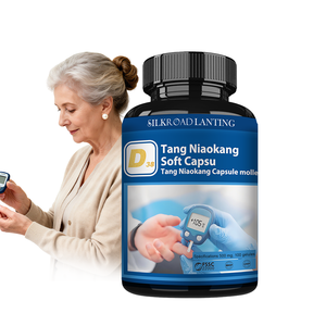 Capsules de soutien à l'équilibre glycémique à base de plantes naturelles pour les personnes d'âge moyen et les personnes âgées, non destinées aux enfants, 100 capsules par flacon - Product Image 1