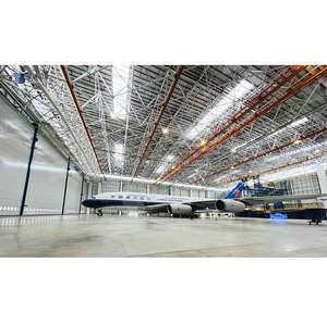 Le hangar préfabriqué de construction de cadre structurel en acier ignifuge facile se réunissent - Product Image 2