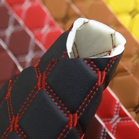 Tissu en cuir Rexine PVC à points de diamant en éponge