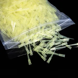 Universal single channel gel yellow pipette tips 200ul in bag