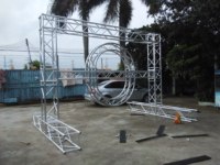 Estructura de Techo Circular de Aleación de Aluminio de Alta Resistencia, Capacidad de Carga de 500 kg, Sistema de Estructura de Techo para Conciertos, Festivales y Eventos al Aire Libre