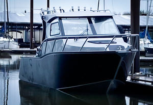 オーストラリア設計の新型CE認証25フィート/7.5メートルアルミ製フィッシングボート、フルキャビンボート - Product Image 3