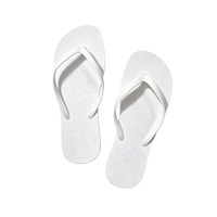Sandales tongs en caoutchouc de haute qualité, légères, souples, antidérapantes, imprimées, tendance Evergreen, pour la plage d'été, bout carré