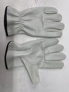 Gants de travail Emboson LD002 <span class=keywords><strong>en</strong></span> <span class=keywords><strong>cuir</strong></span> de chèvre pleine fleur, coupe simple, coupe-vent, avec doublure fine au pouce, très demandés - Product Image 3
