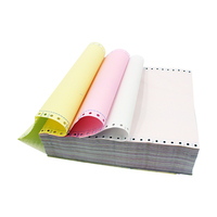 Papier autocopiant NCR personnalisable 1 à 6 plis, papier continu pour ordinateur, 100 % pâte de bois, pré-imprimé ou vierge