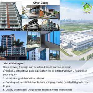 Modern Design Aluminum <strong>Patio</strong> Glass <strong>Security</strong> Trackless Sliding <strong>Doors</strong> Exterior Double Glazed Soundproof Balcony with Screen - Product Image 6
